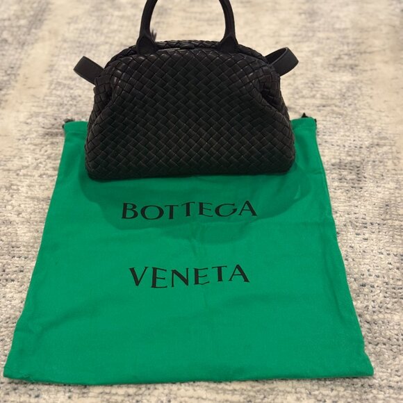 Bottega Veneta Intrecciato Top Handle Bag Black Pristine Condition - Picture 13 of 13